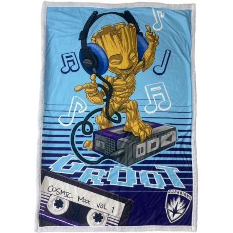 Couverture Sherpa - LES GARDIENS DE LA GALAXIE - Groot - 100 x 150 cm
