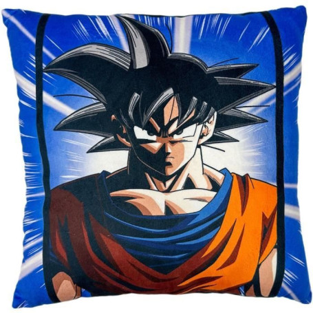 Coussin double face - Carré - DRAGON BALL Z - Goku et Vegeta - Microfibre - 40 x 40 cm