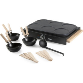 Wok party set 2-en-1 - DOMO - DO8719W - 6 personnes - Wok et Pancakes - 1000 W Wok party set 2-en-1 - DOMO - DO8719W - 6 personnes - Wok et Pancakes - 1000 W