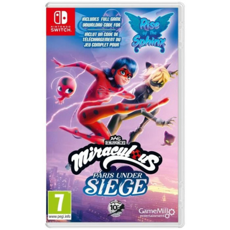 Miraculous 1&2 Pack (Rise of the Sphinx CIAB + Paris Under Siege) - Jeu Nintendo Switch