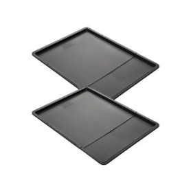 Ensemble de 2 Plaques a pâtisserie extensible - ZENKER - Black Metallic - 37 a 52 x 33 cm Ensemble de 2 Plaques a pâtisserie extensible - ZENKER - Black Metallic - 37 a 52 x 33 cm