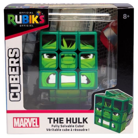 Rubik's Cube - 3x3 - des 8 ans - Hulk - Marvel