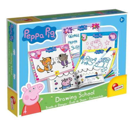 Ecole de dessin - Peppa Pig drawing school - pour apprendre a dessiner - LISCIANI