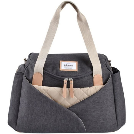 Sac a langer - BEABA - SYDNEY - Gris chiné foncé