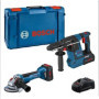 COMBO KIT 2 OUTILS 18V : GWS 18V-10 P+ GBH 18V-26+ ProCORE18V 2x5,5Ah + GAL 1880