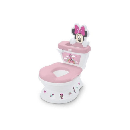 DISNEY BABY - MINNIE- Mini toilette avec réducteur de lunette de toilette inclus, 2 en 1, MySize, Pot amovible facile a nettoyer