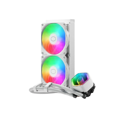 Refroidissement PC - COOLER MASTER - MLW-D24M-A18PA-RW - MasterLiquid 240 Core II WHITE ARGB