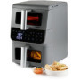 Friteuse sans huile - DOMO - Airfryer DO550FR - Double cuve 3.5 L + 6,5 L - 10 programmes - 2500 W