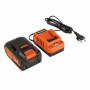 Pack 4 outils - DUAL POWER - 20 V - Perceuse/visseuse + meuleuse d'angle + ponceuse a main + scie circulaire - 2 batteries