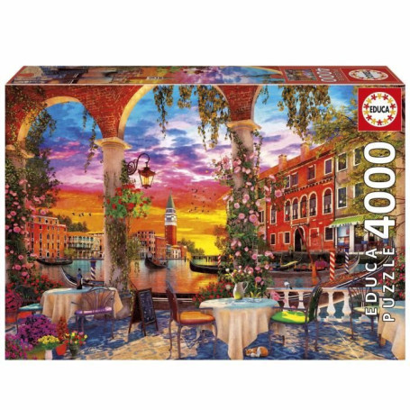 Puzzle - EDUCA - Venise - 4000 pieces - Theme Architecture - Dimensions 136x96 cm