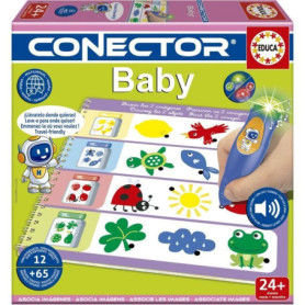 Conector Baby - Jeu éducatif - EDUCA - 65 questions, 12 themes, format livre - Des 2 ans Conector Baby - Jeu éducatif - EDUCA - 65 questions, 12 themes, format livre - Des 2 ans