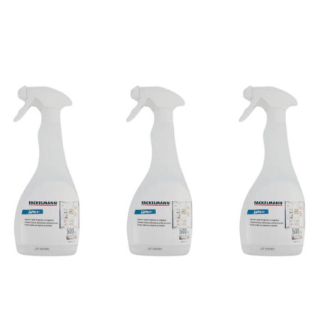 Lot de 3 dégivrants réfrigérateur et congélateur - FACKELMANN - En spray - 500 ml