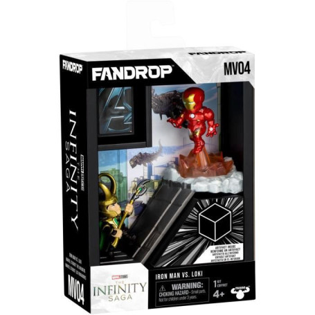 Figurine - FANDROP x STAR WARS - Iron Man vs Loki - Vitrine avec scene culte + mini affiche - 18 cm