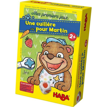 Jeu de mémoire et d'adresse HABA - Mes Premiers Jeux  Une Cuillere pour Martin - 2 ans et plus