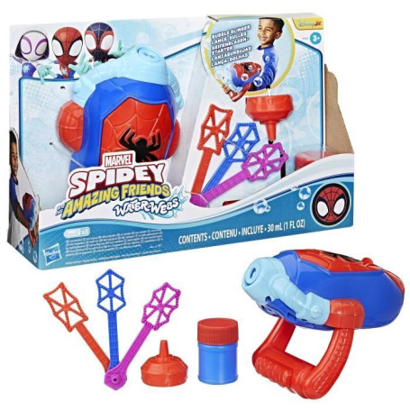 Spidey Lance-bulles électronique, jouets de déguisement de super-héros pour enfants, des 3 ans, Marvel Spidey et ses Amis Extrao