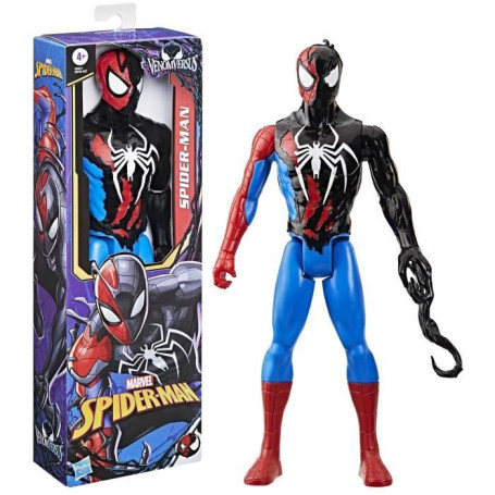 Figurine Spider-Man VenomVersus de 30 cm, Titan Hero Series, Marvel Spider-Man VenomVersus, des 4 ans