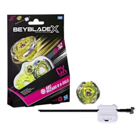 Beyblade X Starter Pack Arc Wizard R 4-55LO CX avec toupie de type endurance et lanceur, a partir de 8 ans Beyblade X Starter Pack Arc Wizard R 4-55LO CX avec toupie de type endurance et lanceur, a partir de 8 ans