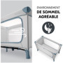 Lit de voyage - HAUCK - DREAM N PLAY PLUS - 60 x 120 cm - Des la naissance - Pliable - Dusty Mint