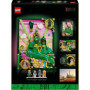 LEGO Wicked 75685 Tableau d'Emerald City - Set de Construction 3D pour Adulte - Maquette