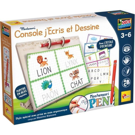 Table a dessiner et a écrire - Jeu éducatif - MONTESSORI PEN - Des 3 ans
