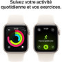 Apple Watch SE 3 GPS + Cellular - 40mm - Boîtier Starlight Aluminium - Bracelet Starlight Sport Band - S/M 390,60 €