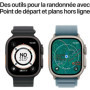 Apple Watch Ultra 3 GPS + Cellular - 49mm - Boîtier Black Titanium - Bracelet Black Alpine Loop - Medium 1 077,95 €