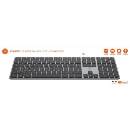 Clavier sans fil - Touches plates - MOBILITY LAB - KP430W - AZERTY - FR - Noir 54,13 €