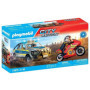 Playmobil 71875 Pick-up de police, moto & 2 personnages, Les policiers, City Action, 39 pieces, des 4 ans