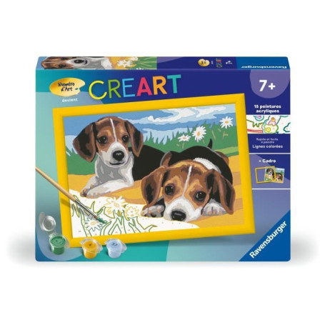 CreArt Kids  18x24cm  Chiots Beagle
