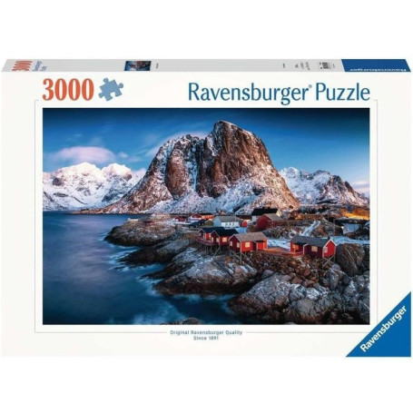 Ravensburger - Lofoten Norvege Puzzle 3000 pieces pour Adultes et Enfants a partir de 12 Ans, , Multicolore - 17081