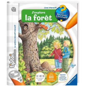 tiptoi, Livre interactif, Je découvre la foret, 4 ans, 13099005, Ravensburger tiptoi, Livre interactif, Je découvre la foret, 4 ans, 13099005, Ravensburger