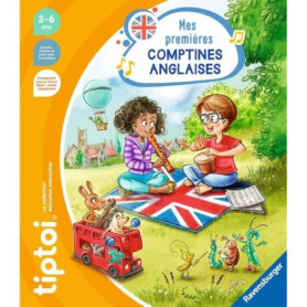 tiptoi, Livre interactif, Mes premieres comptines anglaises, 3 ans, 13099011, Ravensburger tiptoi, Livre interactif, Mes premieres comptines anglaises, 3 ans, 13099011, Ravensburger