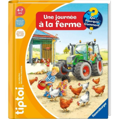 tiptoi, Livre interactif, Une journée a la ferme, 4 ans, 13099014, Ravensburger