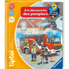 tiptoi, Livre interactif, a la découverte des pompiers, 4 ans, 13099015, Ravensburger tiptoi, Livre interactif, a la découverte des pompiers, 4 ans, 13099015, Ravensburger