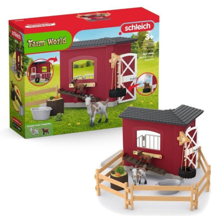 Figurine table pour chevres, Schleich 42726 Gamme Farm World