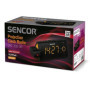 Radio-réveil - SENCOR - SRC 330 OU - Ecran LED 1,2? orange - Tuner FM - Projection heure - Noir