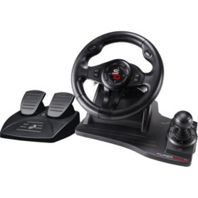 Volant de course - SUPERDRIVE - GS550 - Avec pédalier - Levier de vitesses - Vibrations - Multi-plateformes Volant de course - SUPERDRIVE - GS550 - Avec pédalier - Levier de vitesses - Vibrations - Multi-plateformes