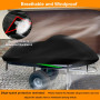 Housse de Jet Ski 420D imperméable,Housse de Jet Ski 3 siège,avec 2 d'aération bouches,résistant aux UV,Compatible avec Kawasaki