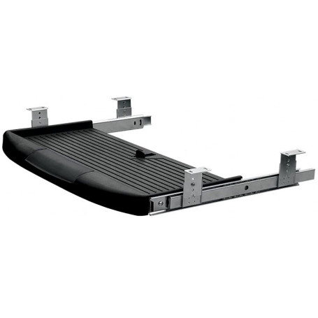 Gedotec Tiroir pour Clavier à Monter sous Le Bureau | 1 Jeu de tiroirs pour Clavier à Monter sous Le Bureau - Noir | Tablette Ex