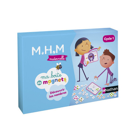 MHM - Ma boite de magnets découvrir les nombres 6 enfants - PCF