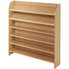 Mobinathan meuble présentation multi étagères hêtre Mobinathan meuble présentation multi étagères hêtre