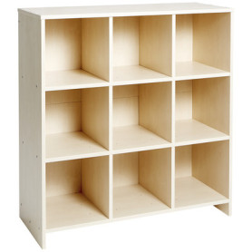 Meuble haut à grandes cases bouleau Meuble haut à grandes cases bouleau