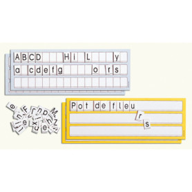 Planches et lettres magnétiques Planches et lettres magnétiques