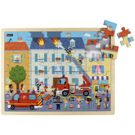 Maxipuzzle bois - les pompiers Maxipuzzle bois - les pompiers