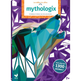 Mythologix - 12 tableaux à réaliser avec des autocollants Mythologix - 12 tableaux à réaliser avec des autocollants