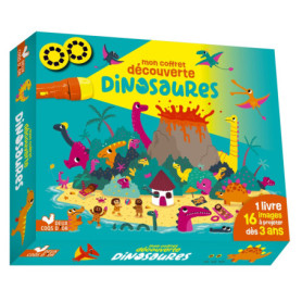 Mon coffret découverte dinosaures - coffret lampe Mon coffret découverte dinosaures - coffret lampe