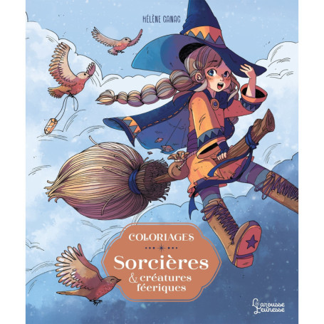 Coloriages - Sorcières et créatures féériques