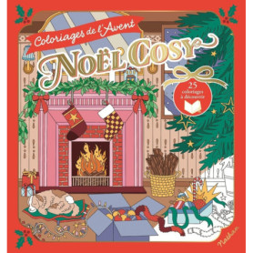 Noël Cosy - Coloriages de l'Avent Noël Cosy - Coloriages de l'Avent