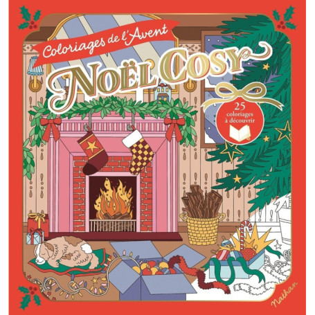 Noël Cosy - Coloriages de l'Avent