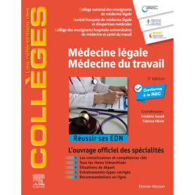 Médecine légale - Médecine du travail Médecine légale - Médecine du travail